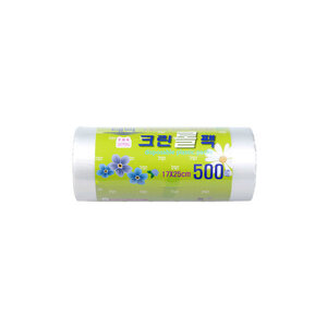 크린롤팩 소_500매 투명 일회용 마트 위생비닐봉투